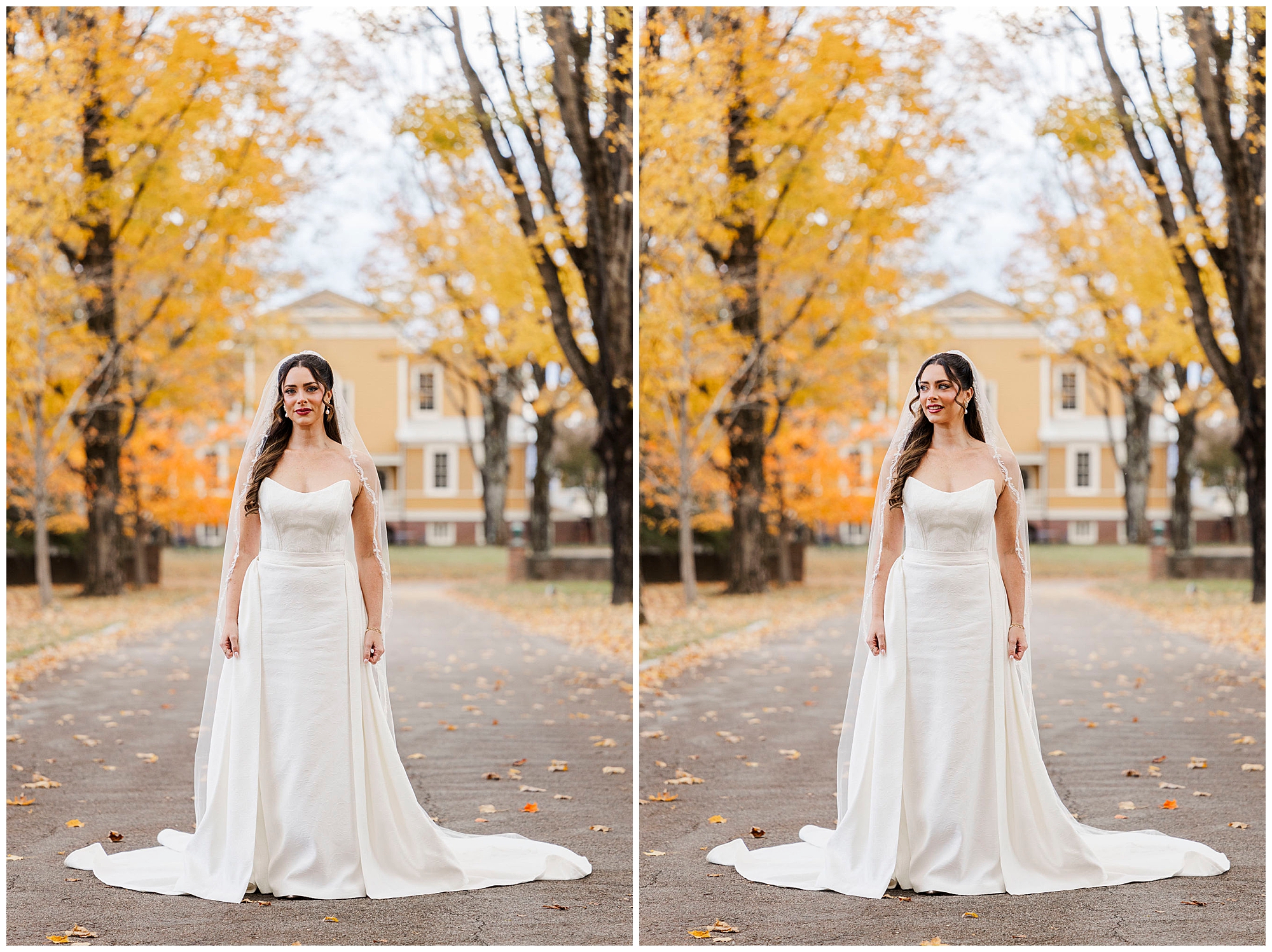 fabulous bridal session at Boscobel House & Gardens