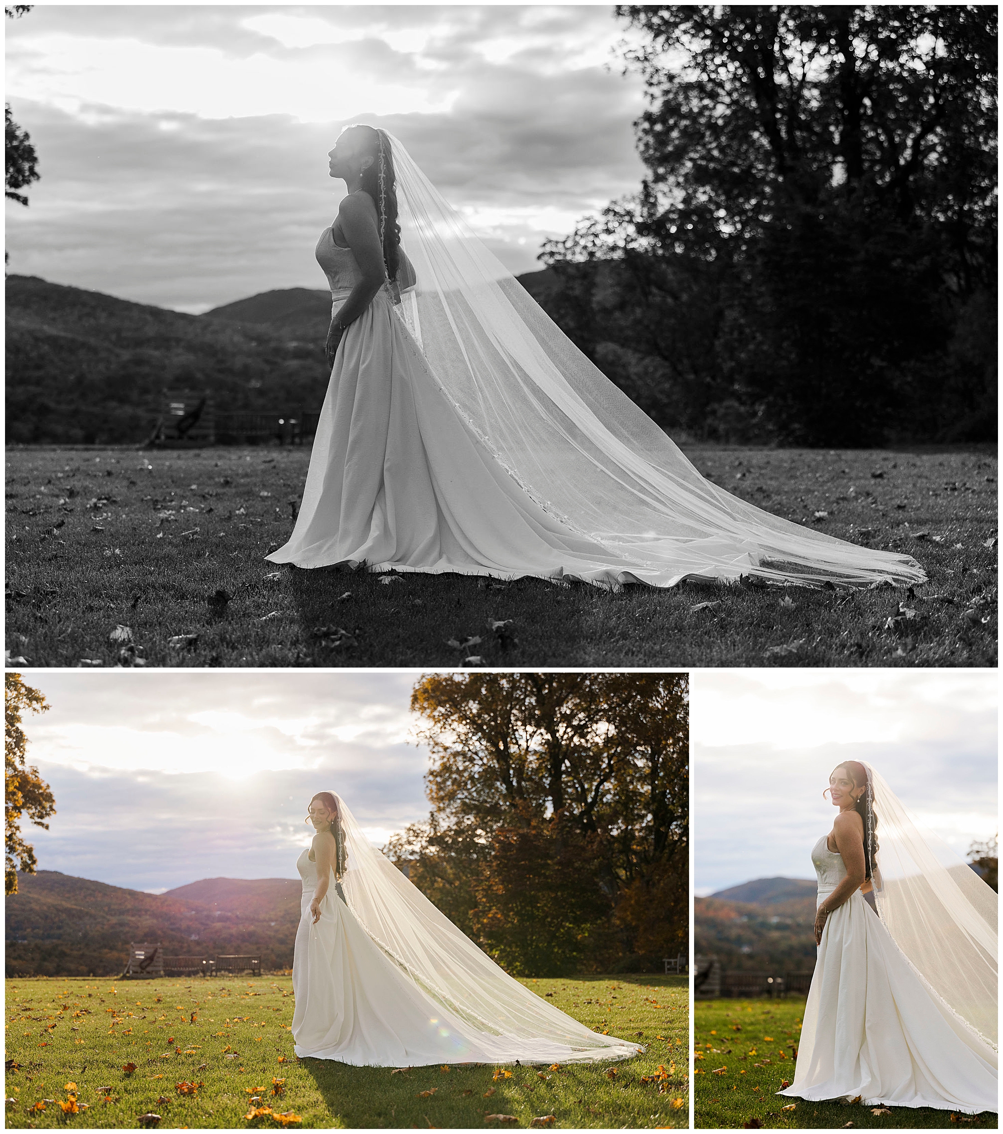 iconic bridal session at Boscobel House & Gardens