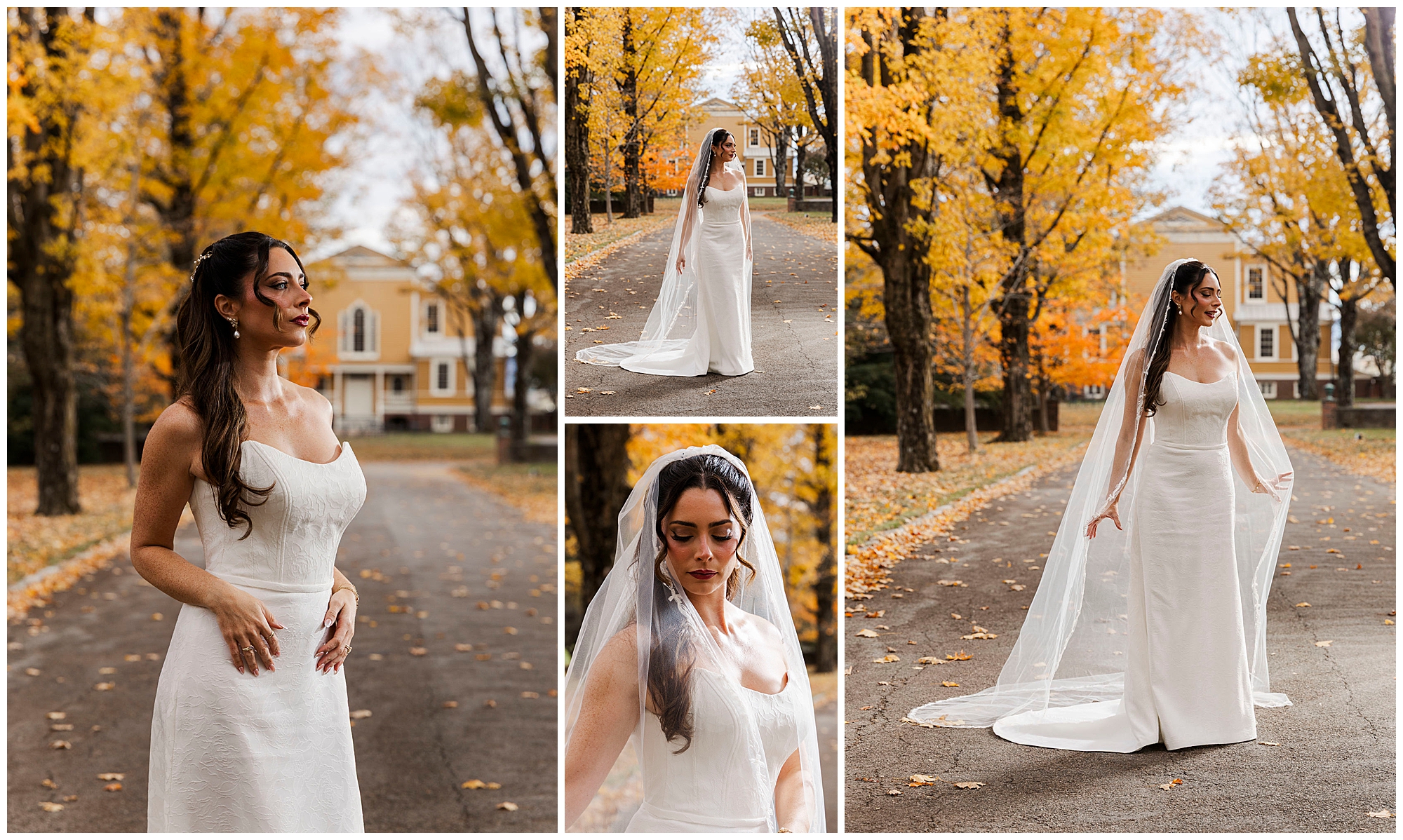 joyful bridal session at Boscobel House & Gardens