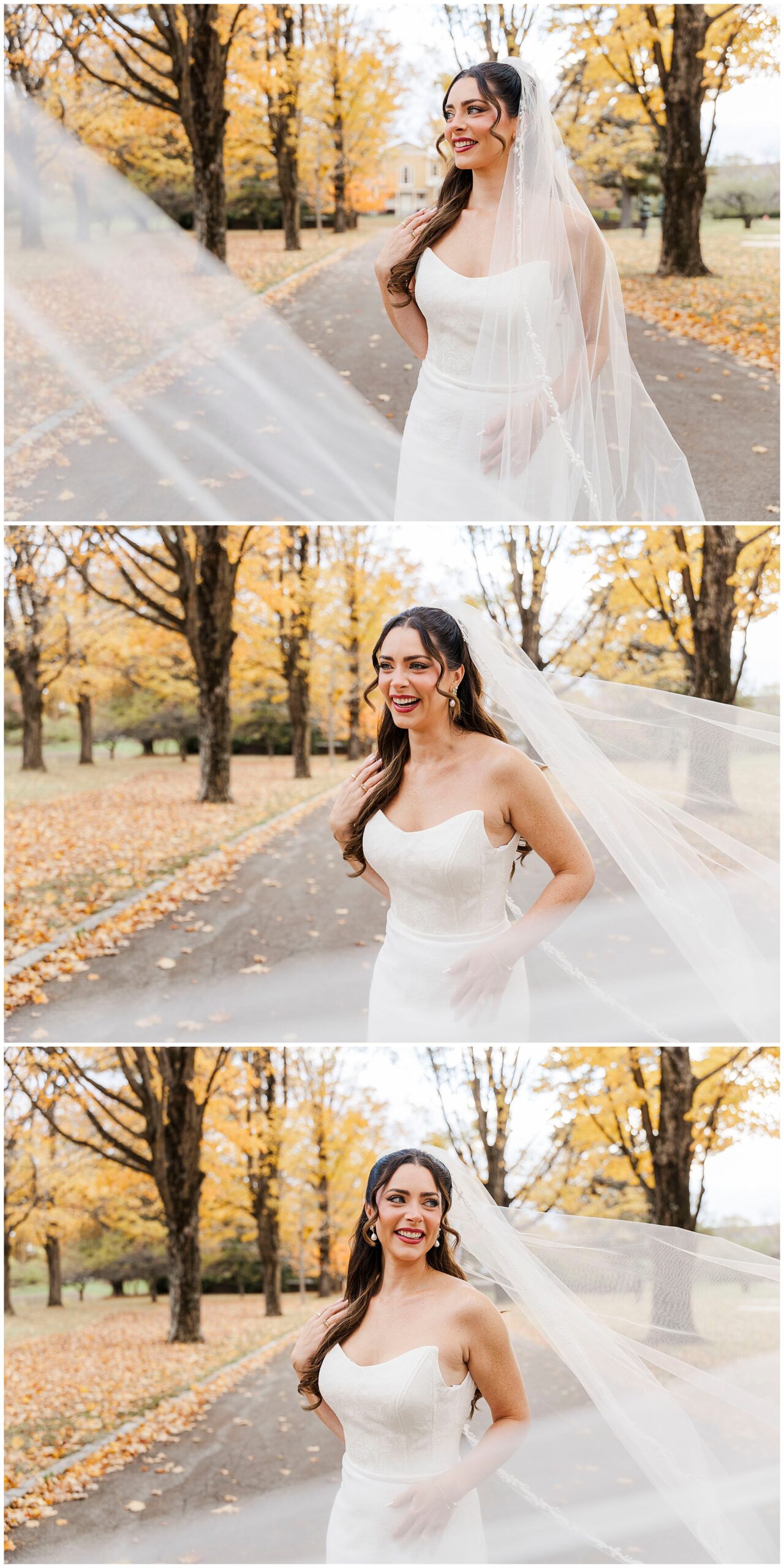 charming bridal session at Boscobel House & Gardens