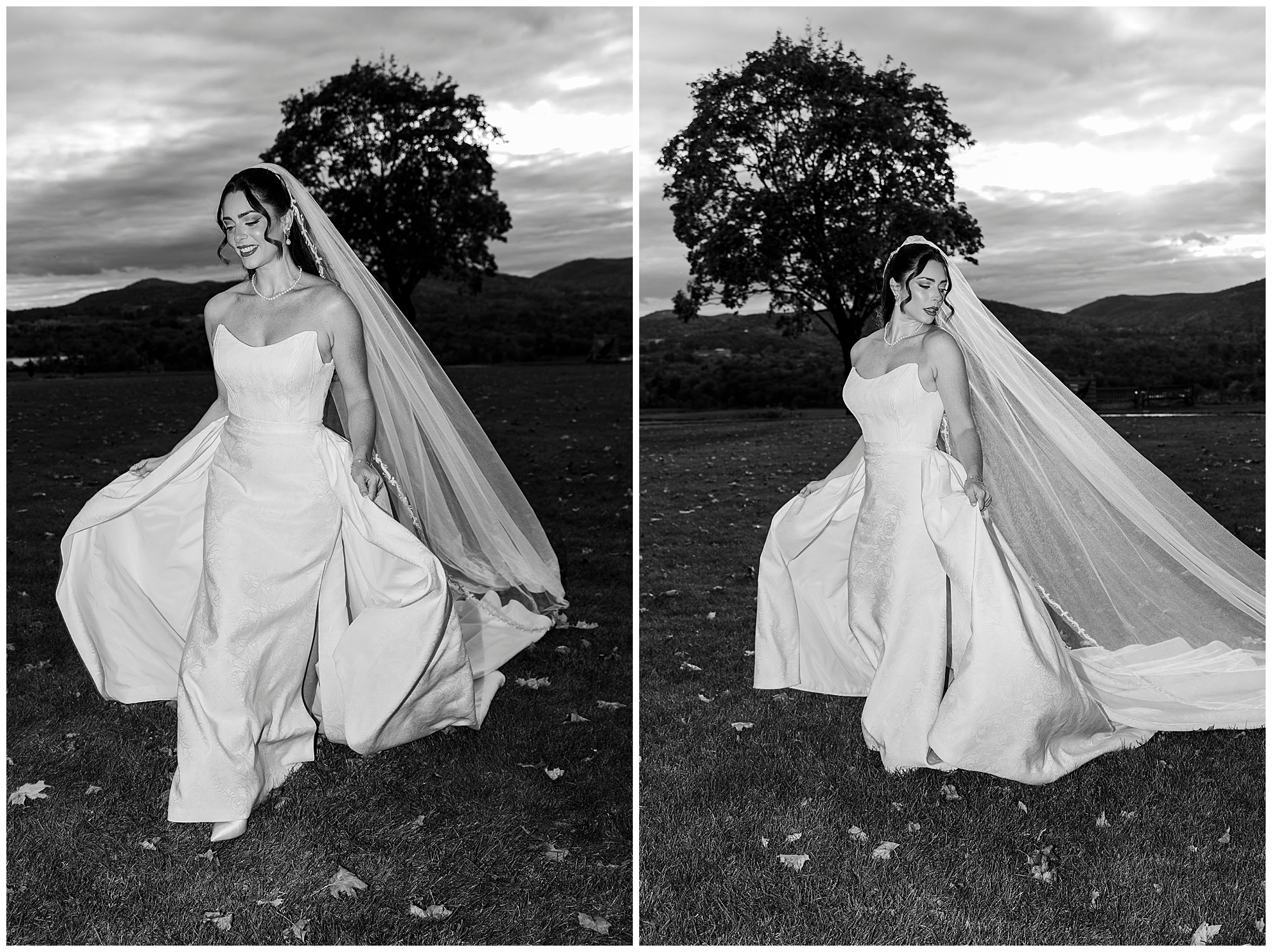 stunning bridal session at Boscobel House & Gardens