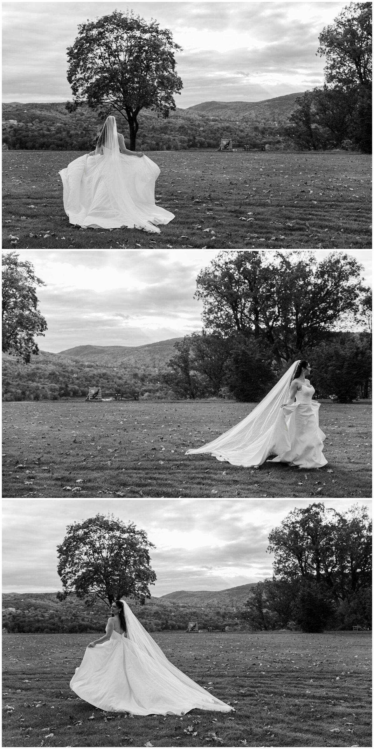 gorgeous bridal session at Boscobel House & Gardens