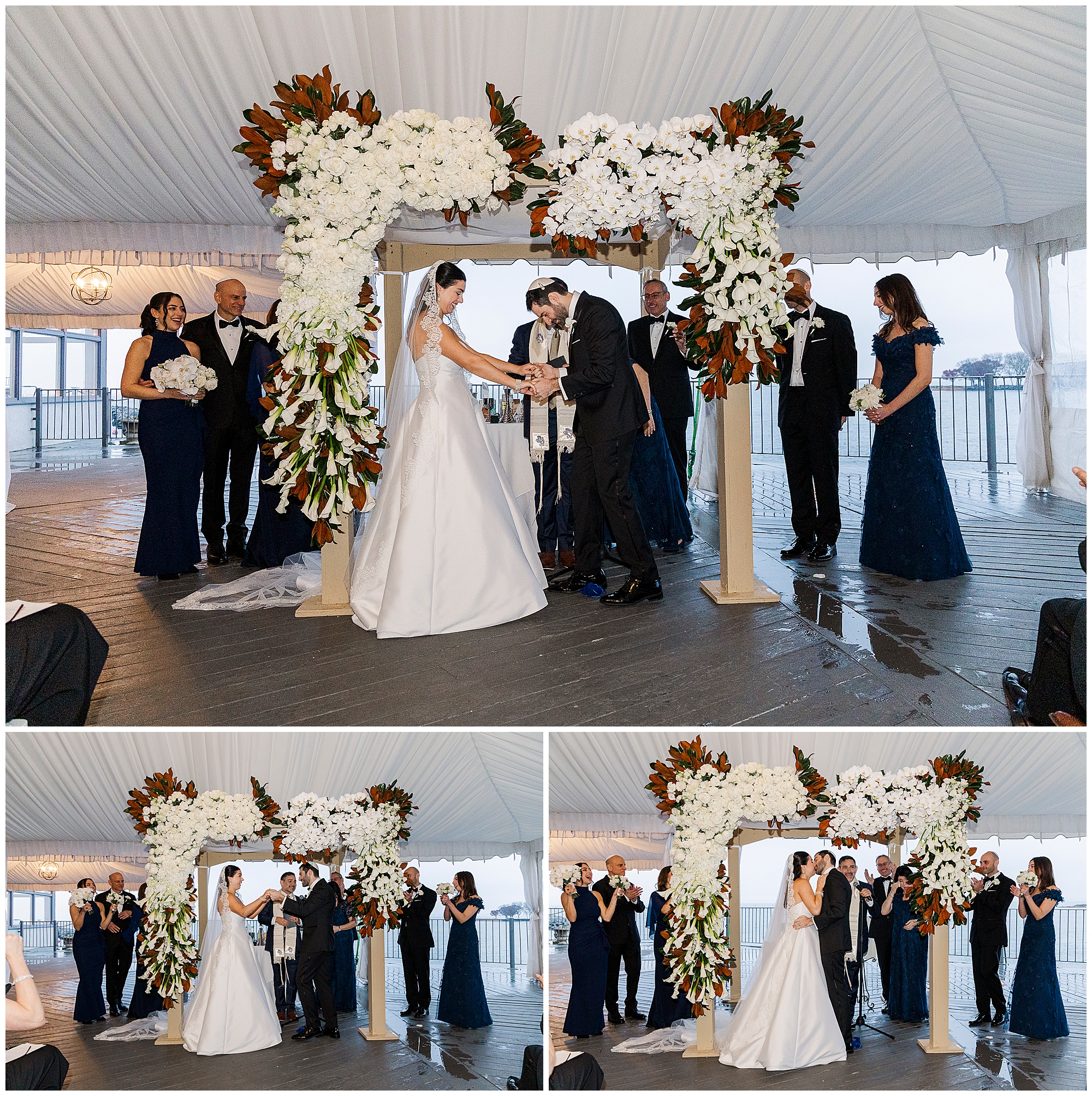 vibrant mamaroneck beach & yacht club wedding