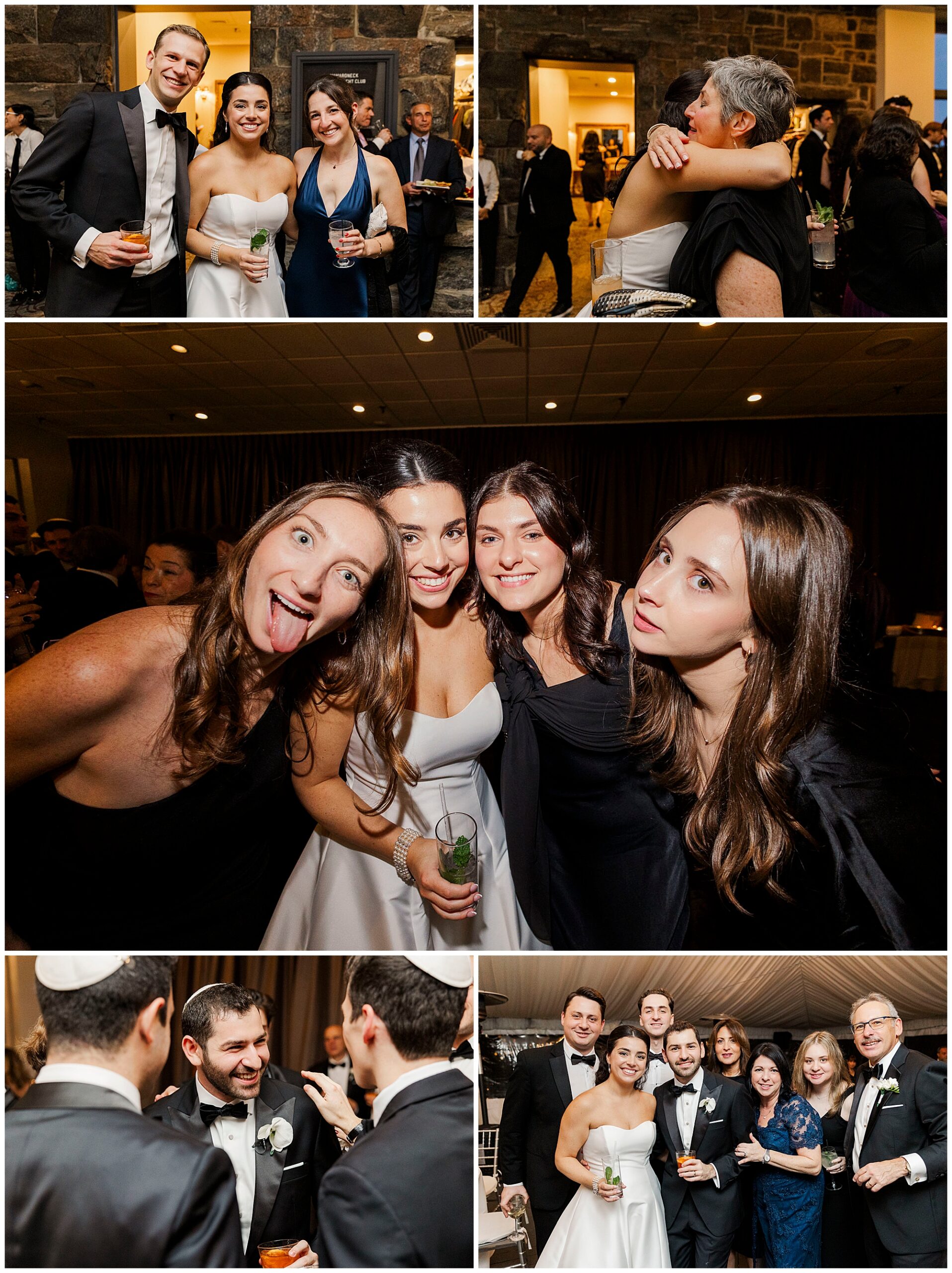 colorful mamaroneck beach & yacht club wedding