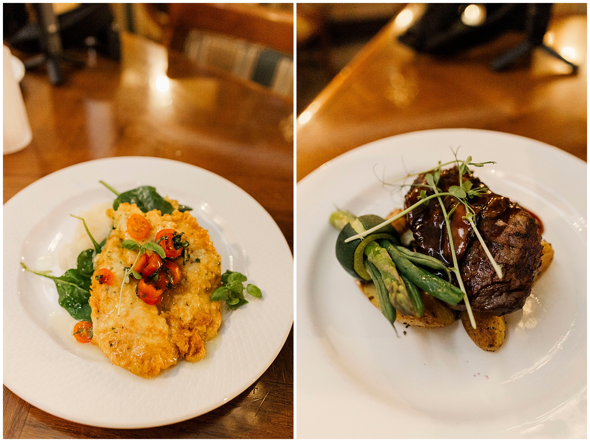 Candid photo of wedding guests during ballroom ceremony in Connecticut