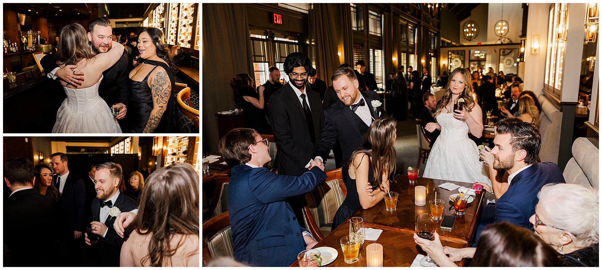 Reception ballroom lighting at Great River Golf Club in Milford, CT