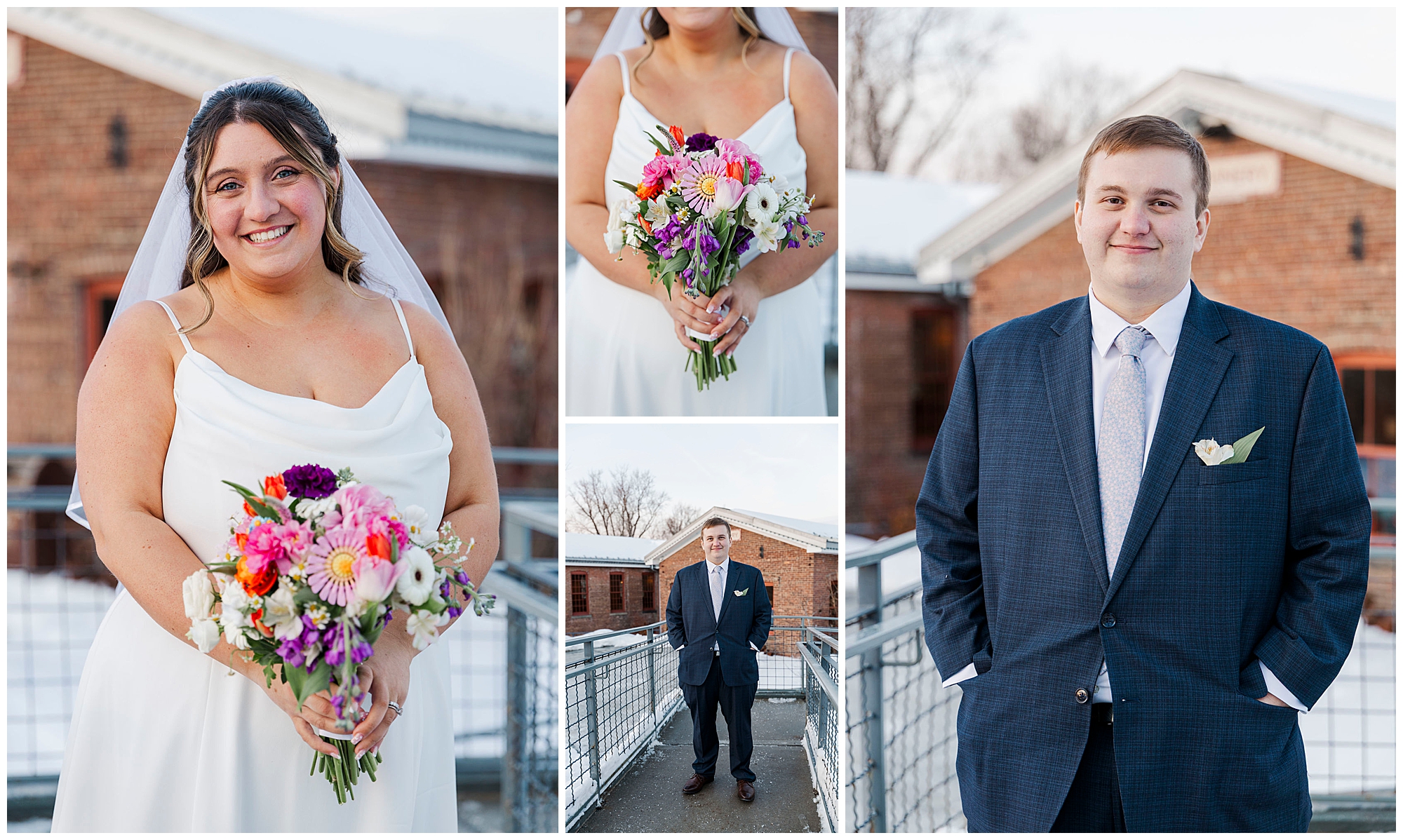 Indoor winter reception at City Winery Hudson Valley with guests toasting